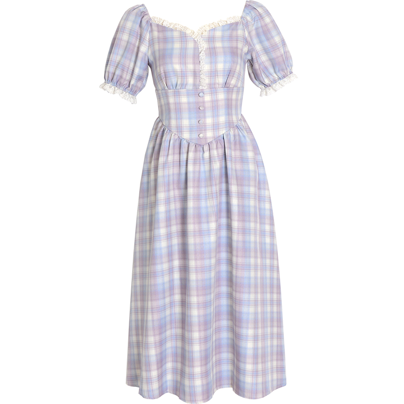 Pleated Puff Sleeve Dress Sumpy Summer Paisley